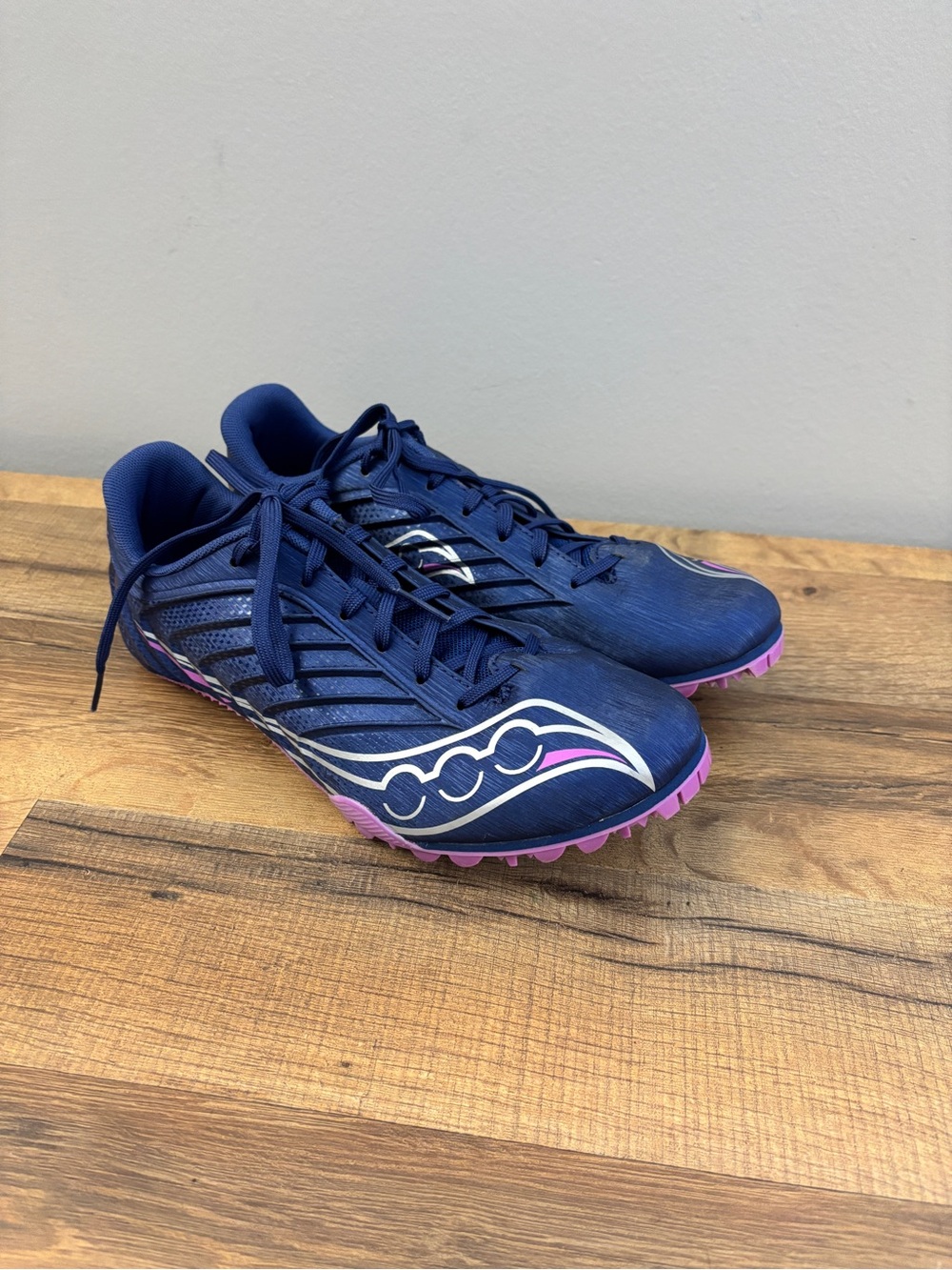 Saucony Spitfire 5 Running Track Spike Performance Shoes Indigo Women’s